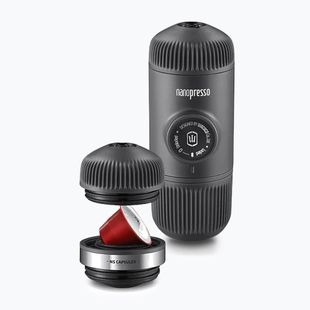 Nešiojamas kavos virimo aparatas Wacaco Nanopresso 80 ml + adapter NS black