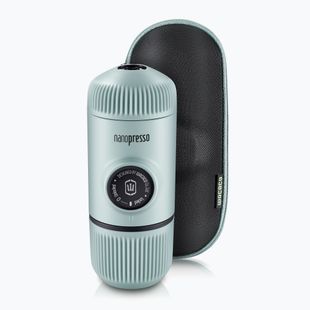 Nešiojamas kavos virimo aparatas Wacaco Nanopresso 80 ml + dėklas arctic blue