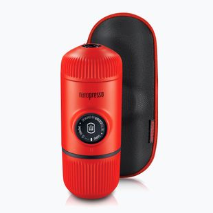 Nešiojamas kavos virimo aparatas Wacaco Nanopresso 80 ml + dėklas lava red