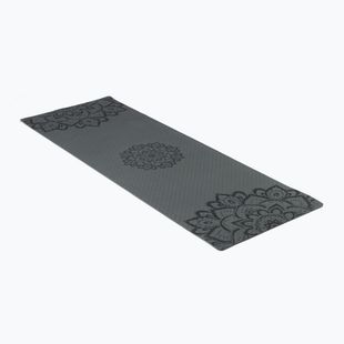 Yoga Design Lab Flow Pure 6 mm žalias Mandala Charcoal jogos kilimėlis