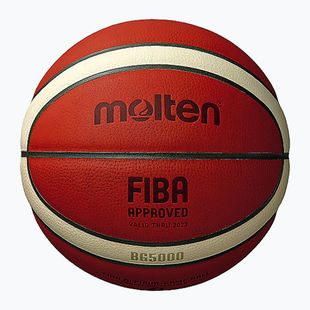 Krepšinio kamuolys Molten B7G5000 FIBA brown dydis 7