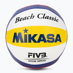 Mikasa tinklinio kamuolys BV1.550C baltas/mėlynas/geltonas/oranžinis 1,5 dydžio