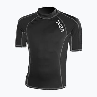 Vyriški plaukimo marškinėliai TUSA Black rashguard