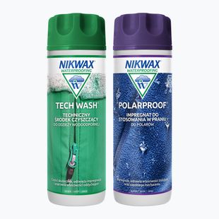 Lauko drabužių priežiūros rinkinys Nikwax Tech Wash + Polar Proof 2 x 300 ml