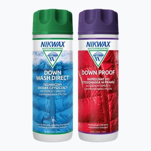 Nikwax Down Wash Direct & Down Proof 2 x 300 ml pūkų pripildytiems drabužiams ir įrangai prižiūrėti
