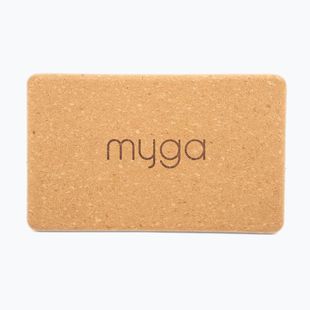 Jogos kaladėlė Myga Cork Block 2 pcs. brown