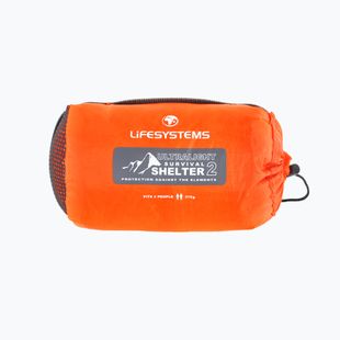 Lifesystems Ultralight Survival Shelter 2 dviejų asmenų avarinė palapinė oranžinė LM42330