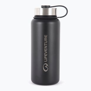 Terminis butelis Lifeventure Stainless Steel Flask 1000 ml black