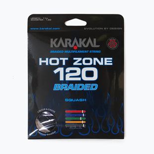 Skvošo stygos Karakal Hot Zone Braided 120 11 black