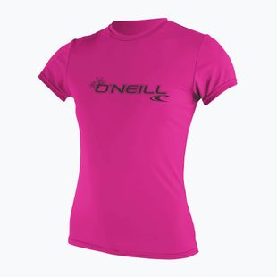 Moteriški plaukimo marškinėliai O'Neill Basic Skins Sun Shirt fox pink