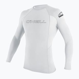 Vaikiški plaukimo marškinėliai ilgomis rankovėmis O'Neill Youth Basic Skins Rash Guard white