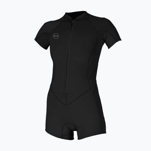 Moteriškas plaukimo kostiumas O'Neill Bahia 2/1 mm Front Zip Spring black