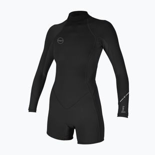 Moteriškas plaukimo kostiumas O'Neill Bahia 2/1 mm Back Zip Spring black/black/black