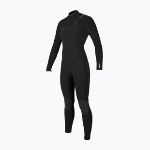 Moteriškas plaukimo kostiumas O'Neill Hyperfreak 4/3+ mm Chest Zip Full black/black
