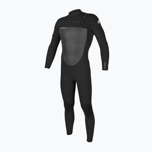 Vyriškas plaukimo hidrokostiumas O'Neill Epic 4/3 Chest Zip Full black/ black
