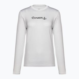 Moteriški maudymosi marškinėliai O'Neill Basic Skins Sun Shirt white 4340