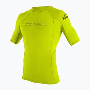 Vaikiški plaukimo marškinėliai O'Neill Youth Basic Skins Rash Guard lime