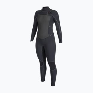 Moteriškas plaukimo hidrokostiumas O'Neill Psycho Tech 5/4+ Back Zip Full black/black