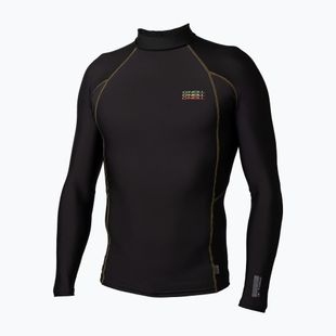 Vyriški plaukimo marškinėliai ilgomis rankovėmis O'Neill Trvlr Graphic Skins Rash Guard black/black/black:multi(rasta)