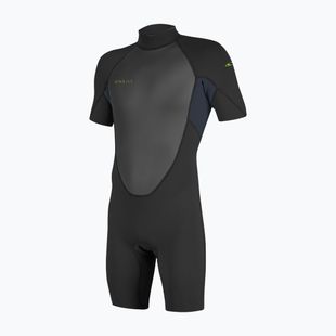 Vaikiškas plaukimo kostiumas O'Neill Youth Reactor-2 2mm Back Zip SS Spring black/slate