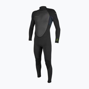 Vaikiškas plaukimo kostiumas O'Neill Youth Reactor-2 3/2 Back Zip Full black/slate