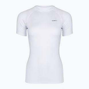 Moteriški plaukimo marškinėliai O'Neill Basic Skins Rash Guard SS white