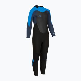 Vaikiškas plaukimo kostiumas O'Neill Youth Epic 4/3 mm Back Zip Full black/slate/bali blue
