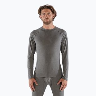 Vyriški termoaktyvūs marškinėliai ilgomis rankovėmis Surfanic Bodyfit Crewneck charcoal