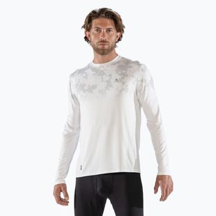 Vyriški termoaktyvūs marškinėliai ilgomis rankovėmis Surfanic Bodyfit CarbonDri Limited Edition Crew Neck optic white