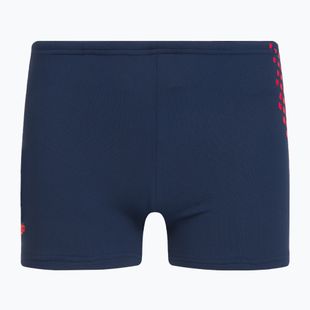 Vaikiškos plaukimo trumpikės Speedo Essential Placement Allover Trunks blue/red