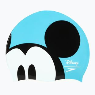 Vaikiška plaukimo kepuraitė Speedo Slogan Print blue/black