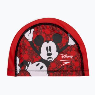 Vaikiška plaukimo kepuraitė Speedo Printed Pace red/white