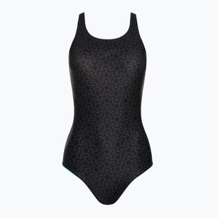Speedo Boomstar Allover Muscleback moteriškas vientisas maudymosi kostiumėlis black-grey 68-122999023