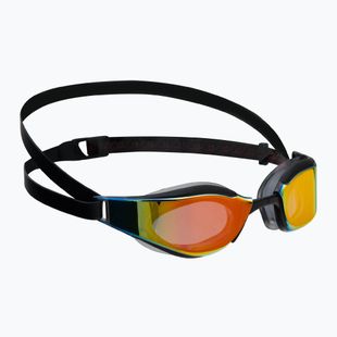 Speedo Fastskin Hyper Elite Mirror plaukimo akiniai juoda/oksidinė pilka/žėrinčiai auksinė 68-12818F977