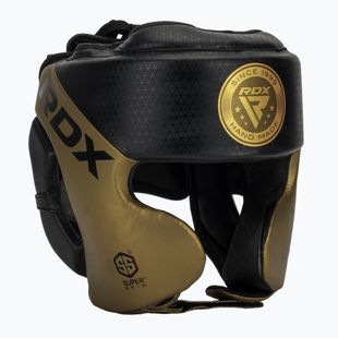 Bokso šalmas RDX L1 Mark Pro Cheek Boxing Training Head Guard golden