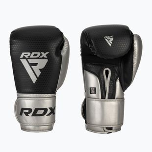 Bokso pirštinės RDX L2 Mark Pro Sparring Boxing Hook & Loop silver