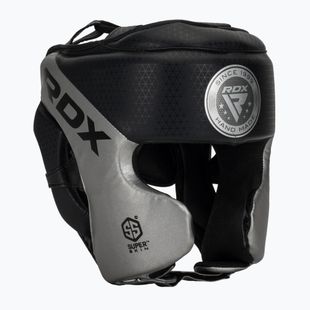 Bokso šalmas RDX L1 Mark Pro Cheek Boxing Training Head Guard silver