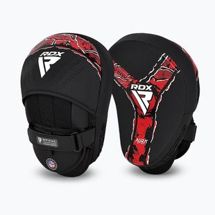 Treniruotės letenos treneriui RDX Focus New Aur F17 black/red