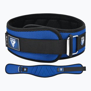 Diržas svorio kilnojimui RDX Rx4 Weightlifting Belt blue