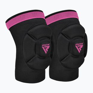 RDX K5 Hosiery Knee Foam kelių apsaugos juoda/rožinė