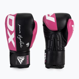 Bokso pirštinės RDX REX F4 pink/black