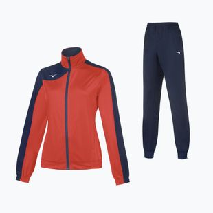Moteriškas sportinis kostiumas Mizuno Kobe Knitted bluza+spodnie heather grey