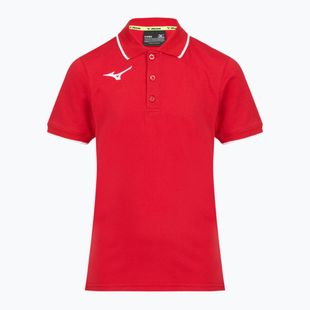 Vaikiški marškinėliai Mizuno Polo red/white