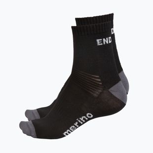 Kojinės Endura Baabaa Merino 2 pary black