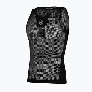 Vyriški dviratininkų prakaito marškinėliai Endura Fishnet II Sleeveless Baselayer black