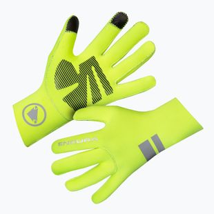 Vyriškos dviračių pirštinės Endura FS260-Pro Nemo Glove II hi-viz yellow
