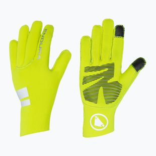 Vyriškos dviračių pirštinės Endura FS260-Pro Nemo Glove II hi-viz yellow