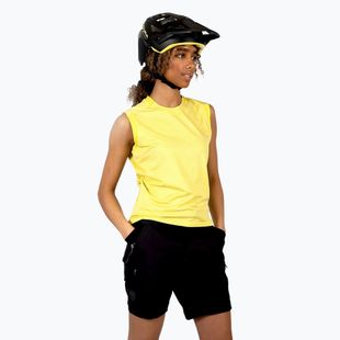 Moteriški dviračių marškinėliai Endura Singletrack Tank Top W sulphur