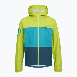 Vyriška dviračių striukė Endura Singletrack II Waterproof lime green