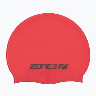 Plaukimo kepuraitė ZONE3 Silicone Swim red